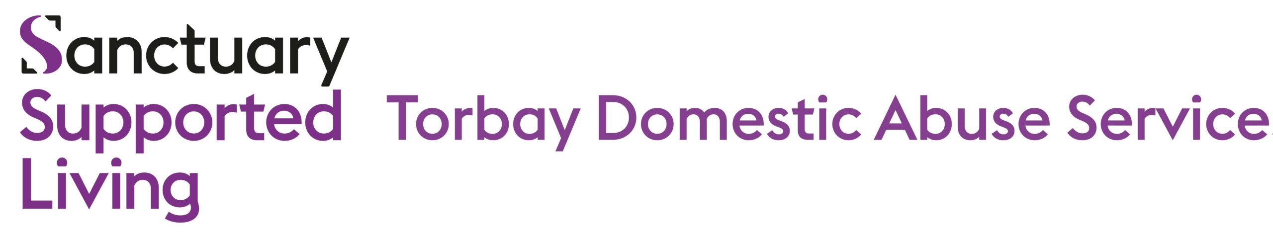 Sanctuary Support Living and Torbay Domestic Abuse Service joint logo